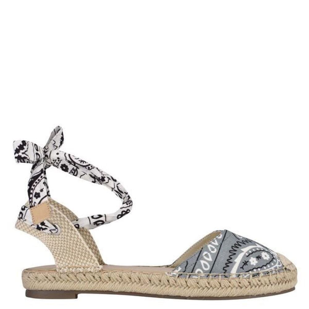 Nine West Bandana Espadrille Sandal Size 5